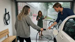 Kan een elektrische auto in brand vliegen door onweer of regen? Feiten en fabels